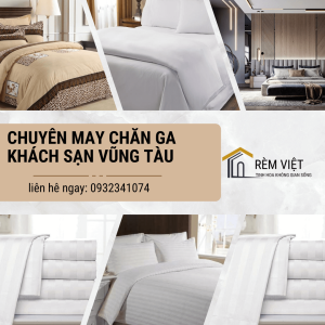 Hình1: Chuyên may chăn ga khách sạn vũng tàu